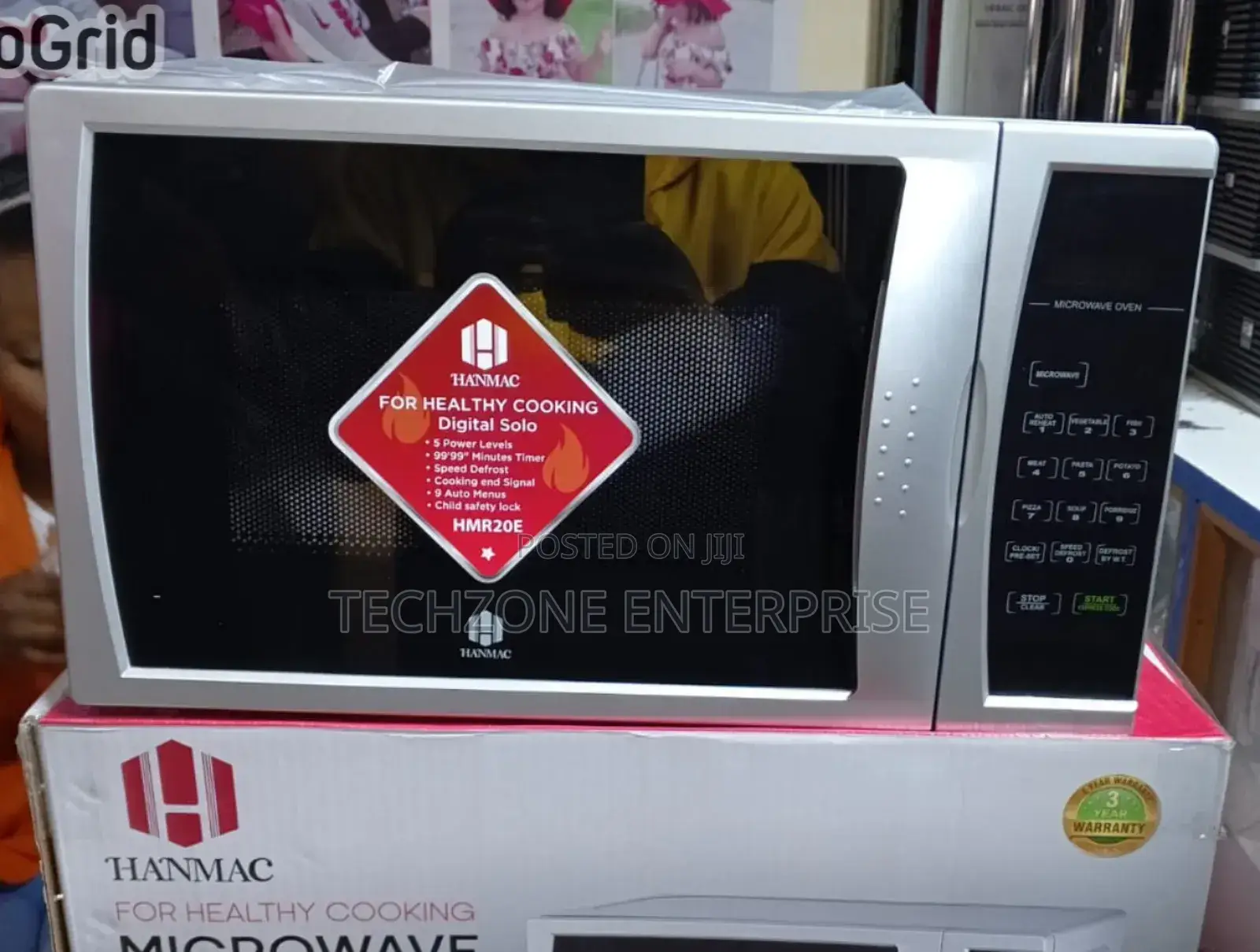 Hanmac Hmr20eg3 20l Digital Microwave With 5 Powers Levels 