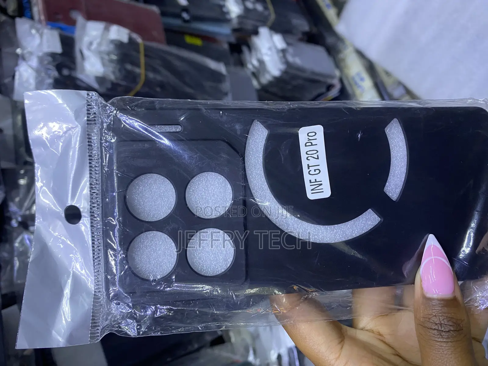Fitsmart Silicon Flexible Back Cover for Infinix Gt 20 Pro