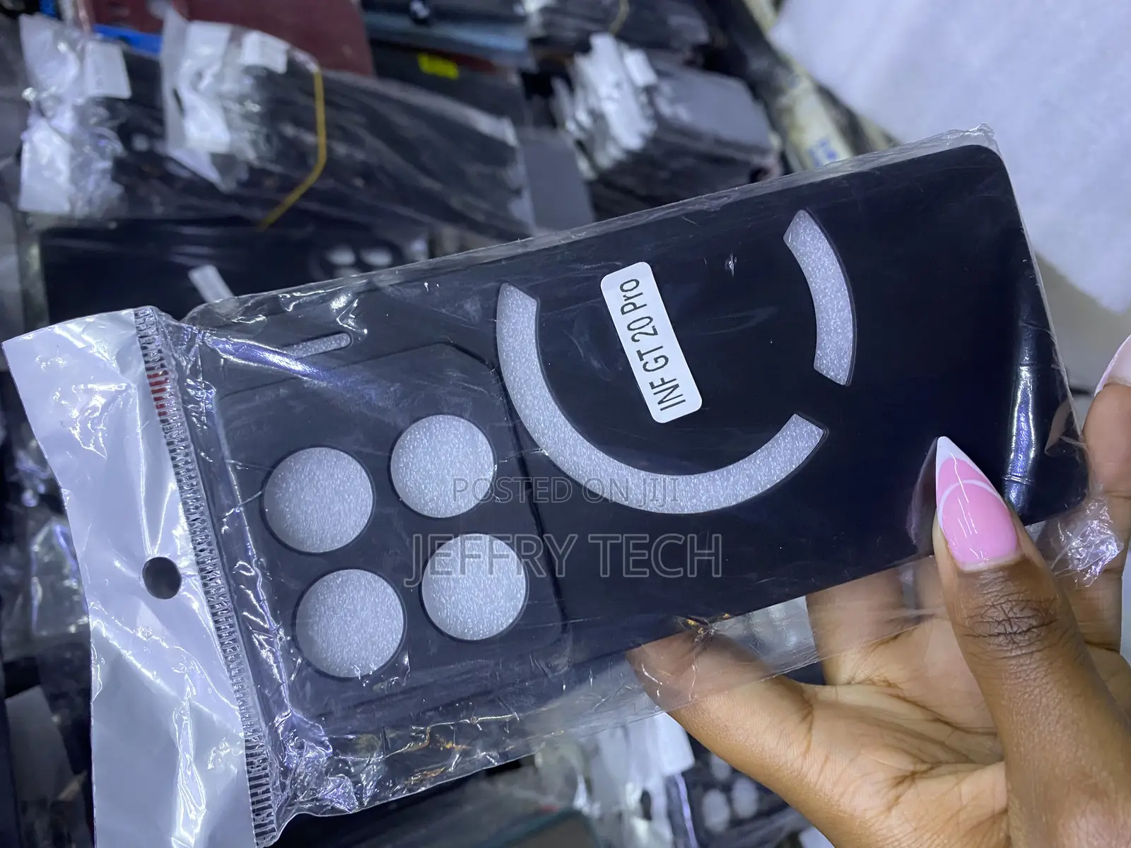 Fitsmart Silicon Flexible Back Cover for Infinix Gt 20 Pro