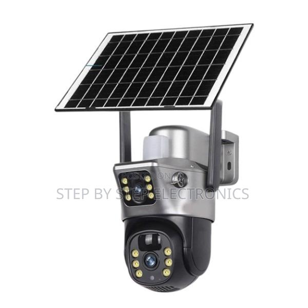 Built-in Microphone 4g PTZ Rotating Solar CCTV Camera