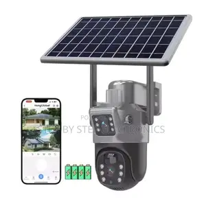 Android/Ios Support 4g PTZ Rotating Solar CCTV Camera