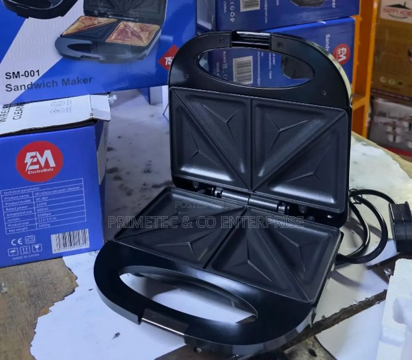 2 Slice Sandwich Maker Electromate