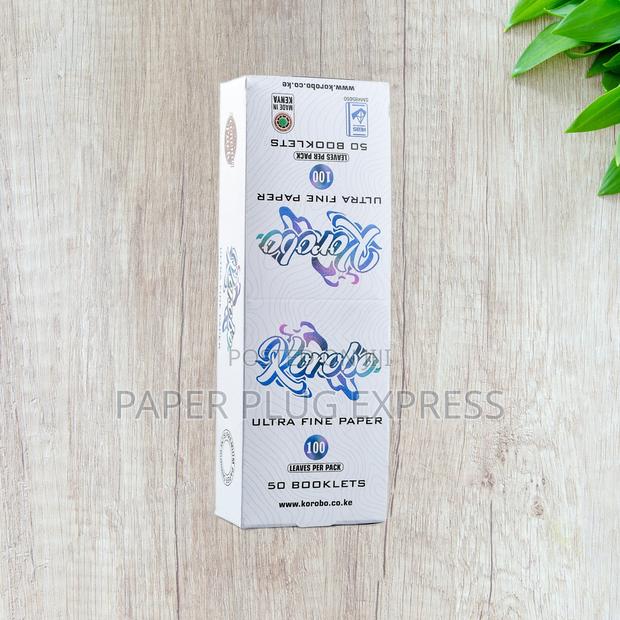 Korobo White Regular Size Rolling Papers - 100 Leaves - thumbnail 4