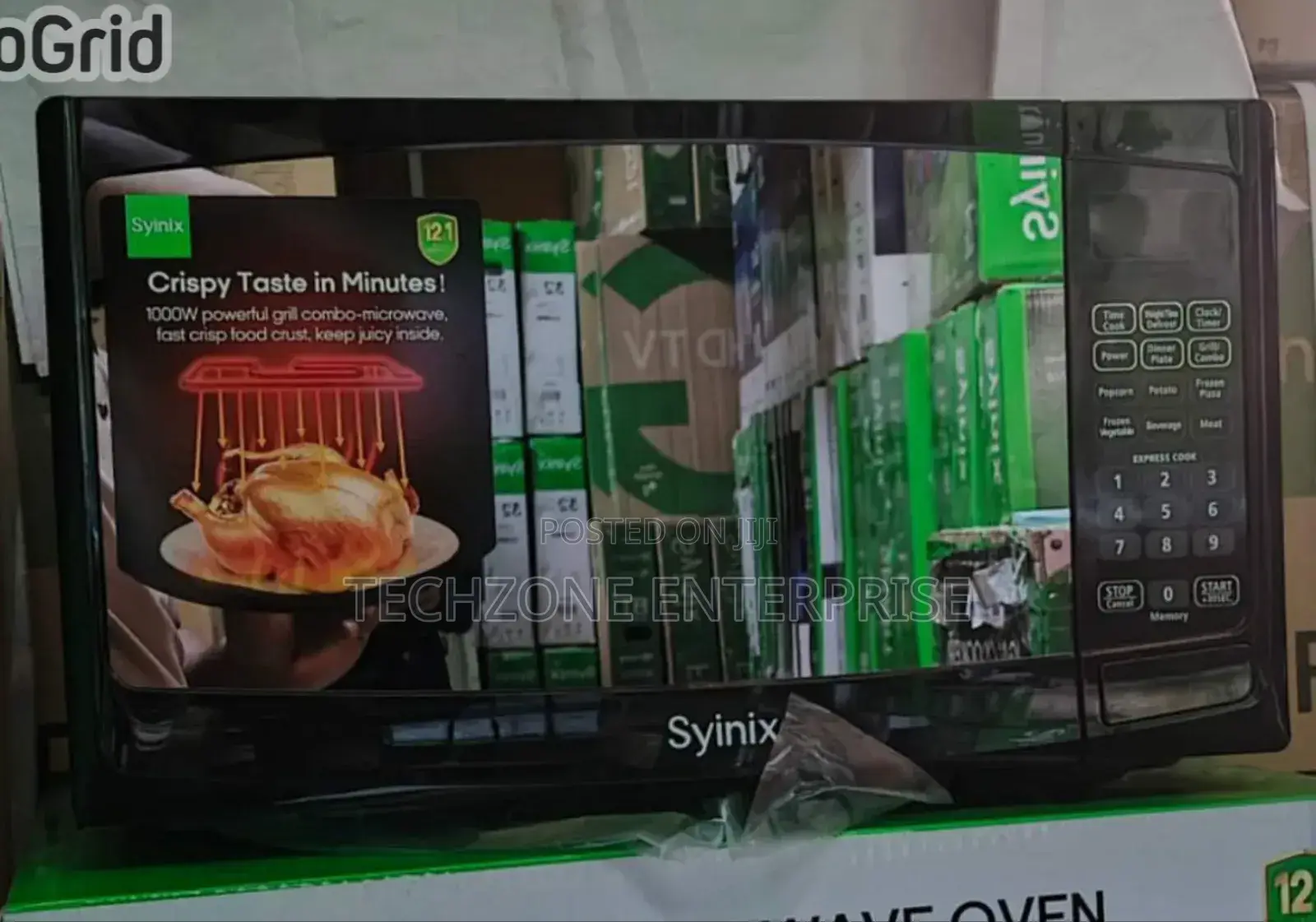 Syinix Microwave Oven 20 Litres Capacity With Grill 