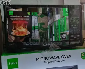 Syinix Microwave Oven 20l Capacity With Grill, Black 