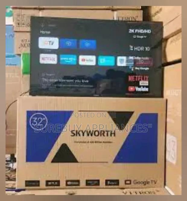 Skyworth 32e3500g, 32-Inches Full Hd Frameless Smart Google - main view