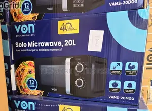 Von Vams-20mgx 20l Solo Manual Microwave With Handle