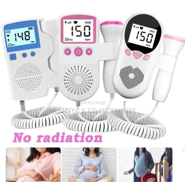 Doppler Fetal Portable Pregnancy Baby Heart Rate Monitor