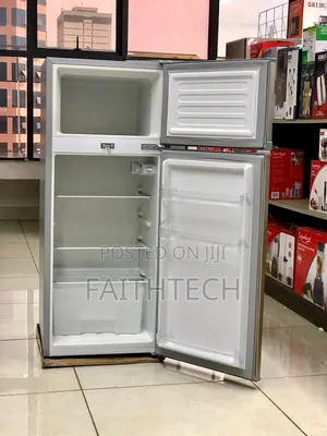 Silver Volsmart 138litres Double Door Refrigerator