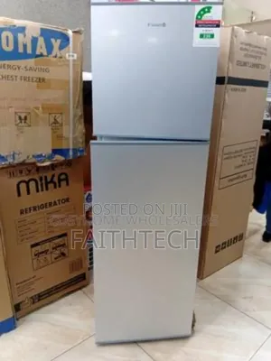 Silver Volsmart 172litres Double Door Refrigerator