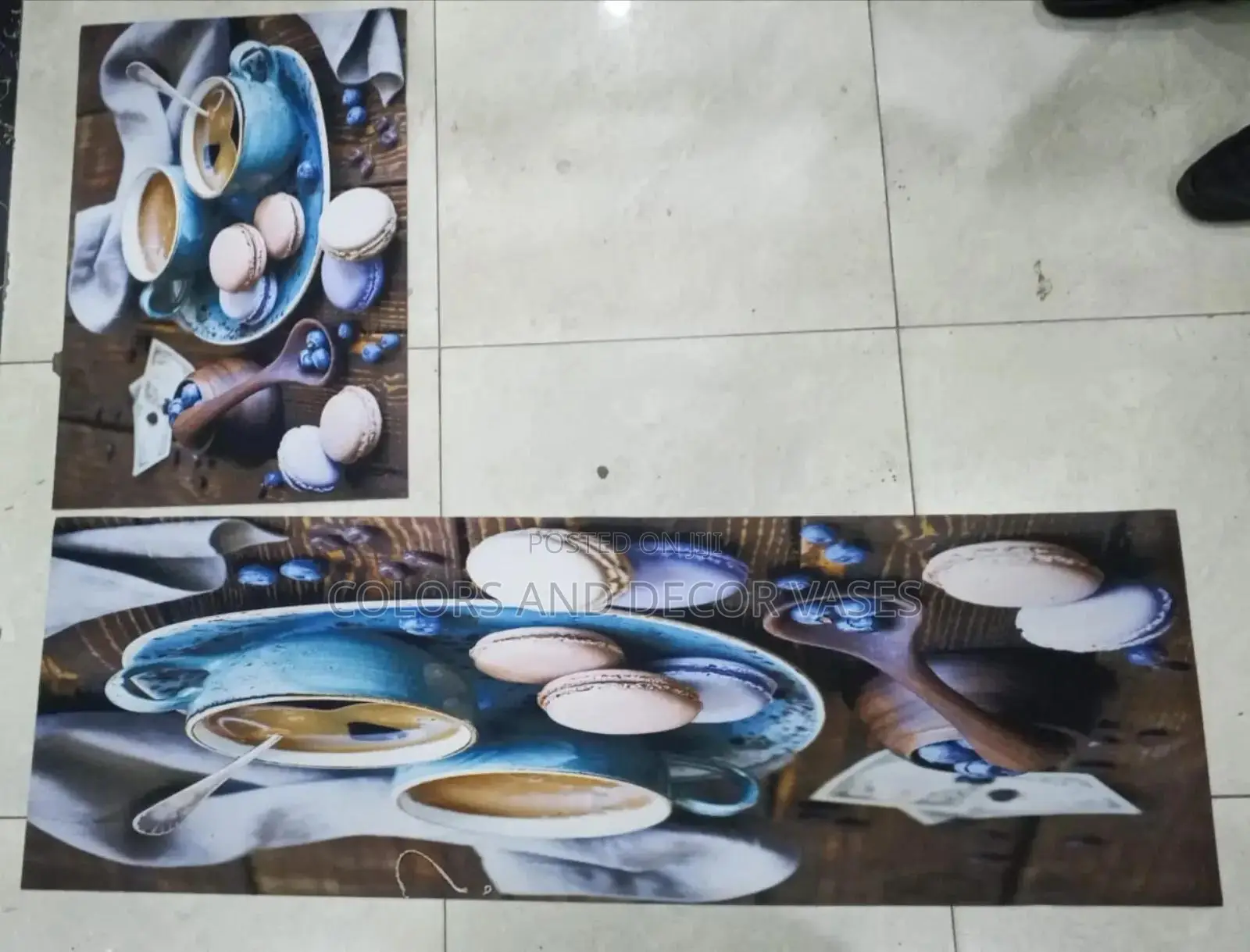 High Quality Rubber Underside Floor 3d 2in1 Kitchen Mat