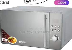 Nunix C20ug Digital Microwave With Grill, Silver 