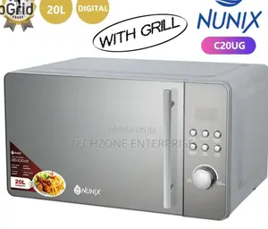 Nunix C20ug Digital Microwave With Grill Defrost Function,