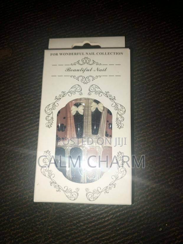 24pc Full Cover Nail Handmade Long Press on Nails - thumbnail 4