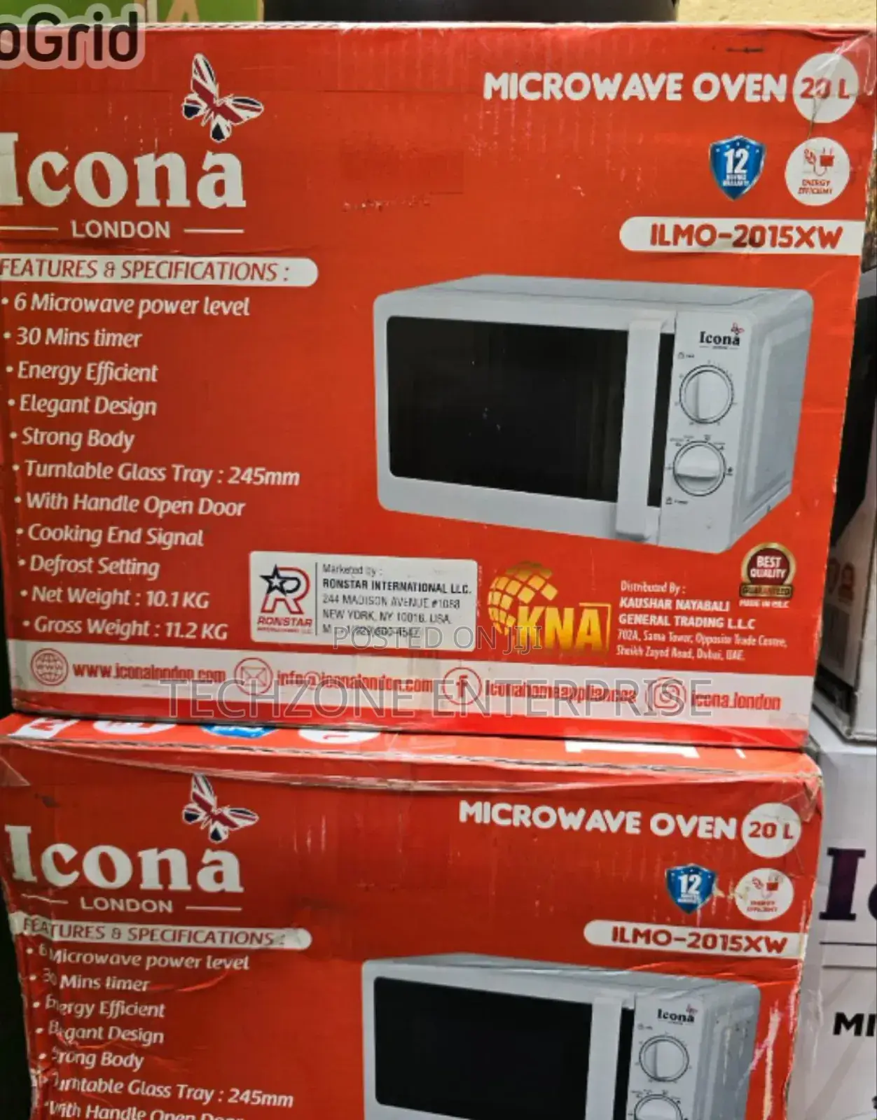 Icona 20l Microwave Oven (Ildmo-2015xw) With Door Handle