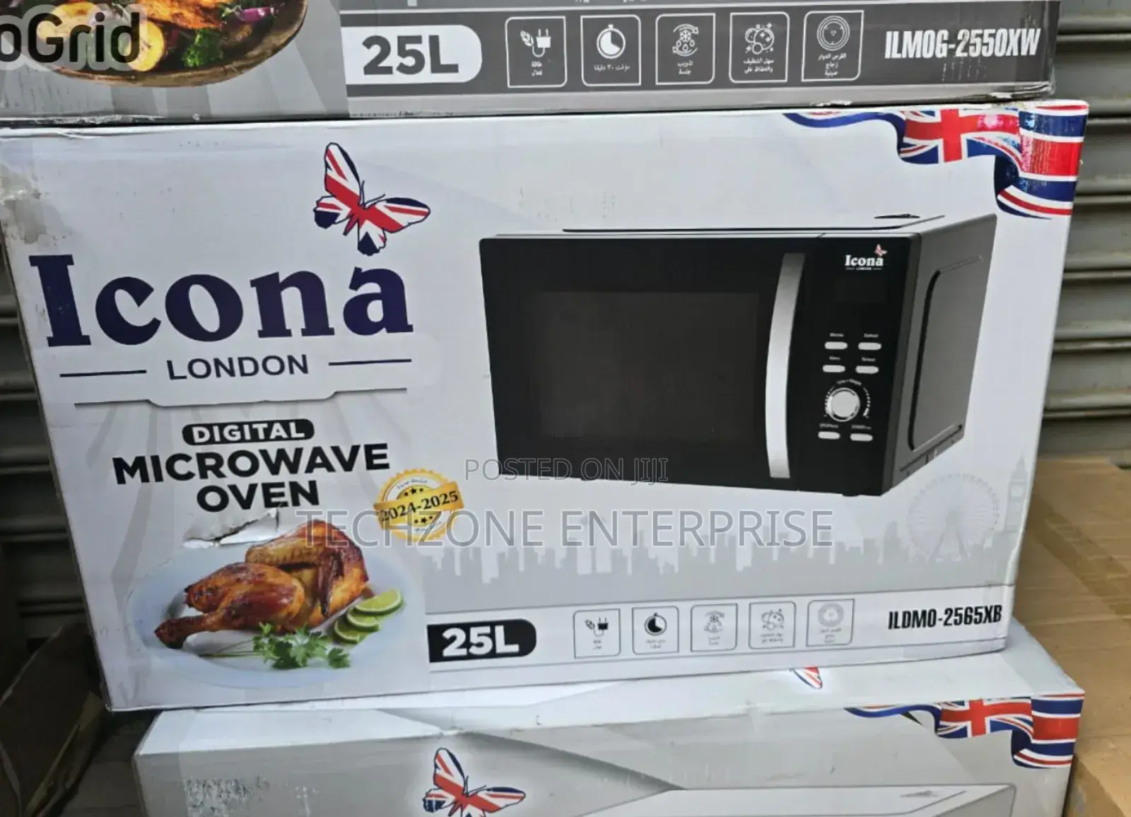 Icona (Ildmo-2565xb) 25l Digital Microwave Oven - Black