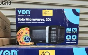Von Vams-20dgx Microwave Oven Solo 20l, Black 