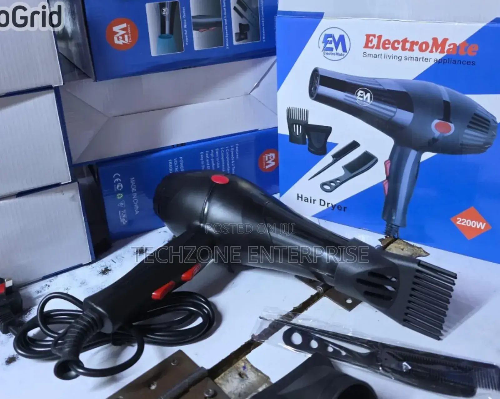 Em Electromate Proffesional Hair / Blow Dryer 2200w 