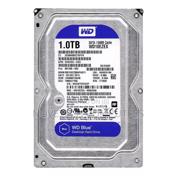 Western Digital 1tb Wd Blue Pc Hard Drive HDD -7200 RPM 3.5