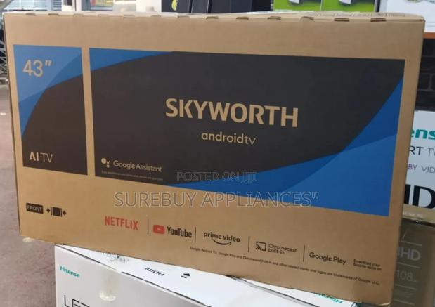 Skyworth 43" Inch ,Frameless Android Tv,Inbuilt Decoder - main view