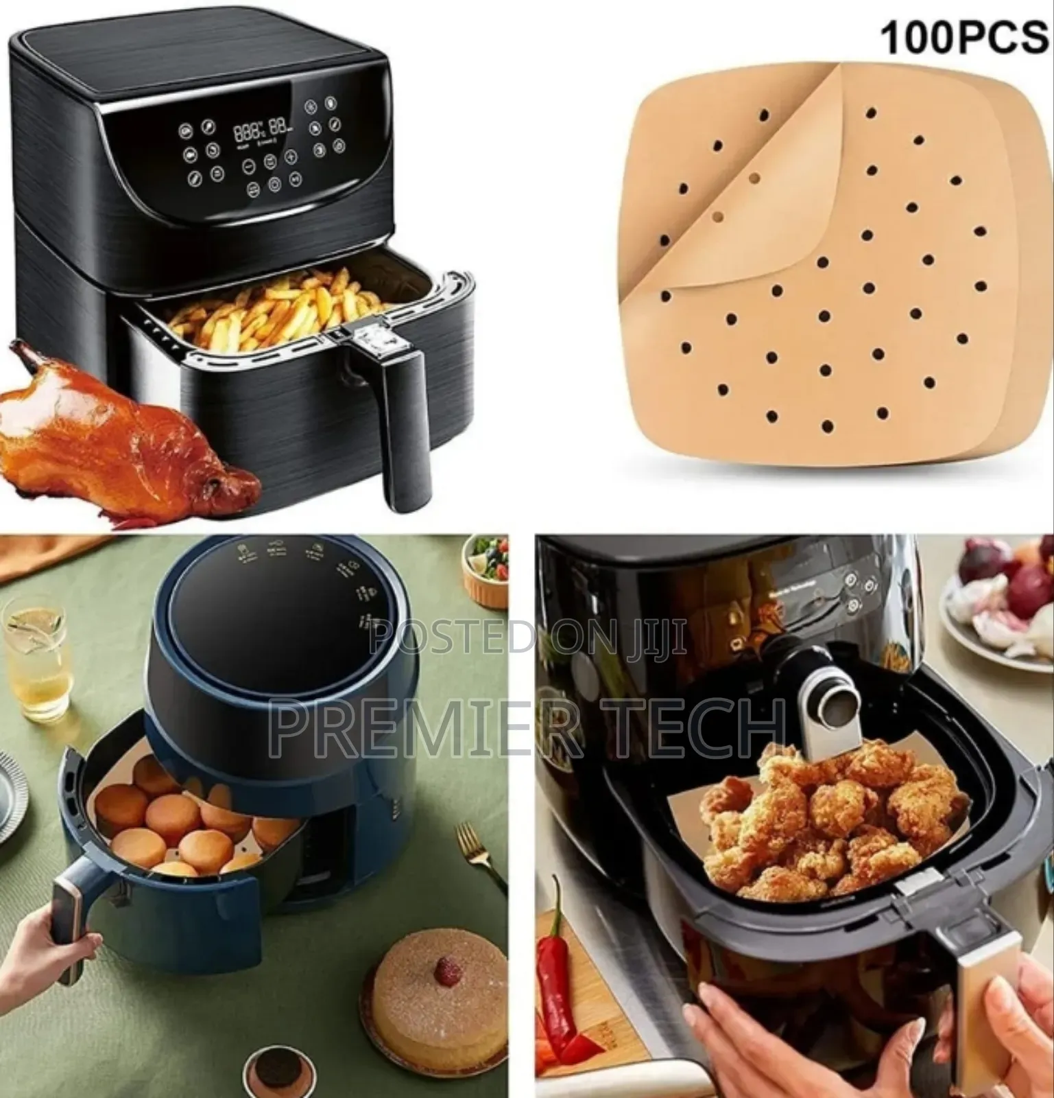 Rectangular Airfryer Paper