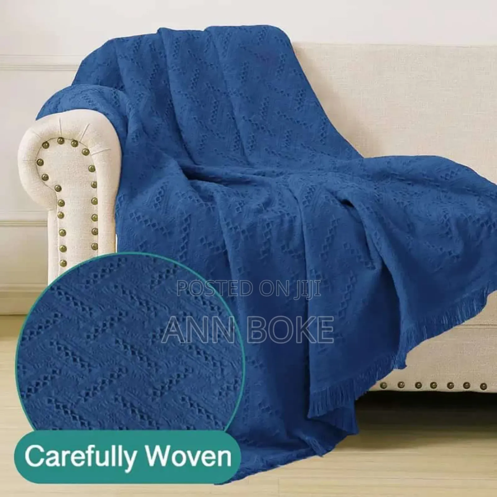 
Solid Tassel Multipurpose Decorative Throw Blanket