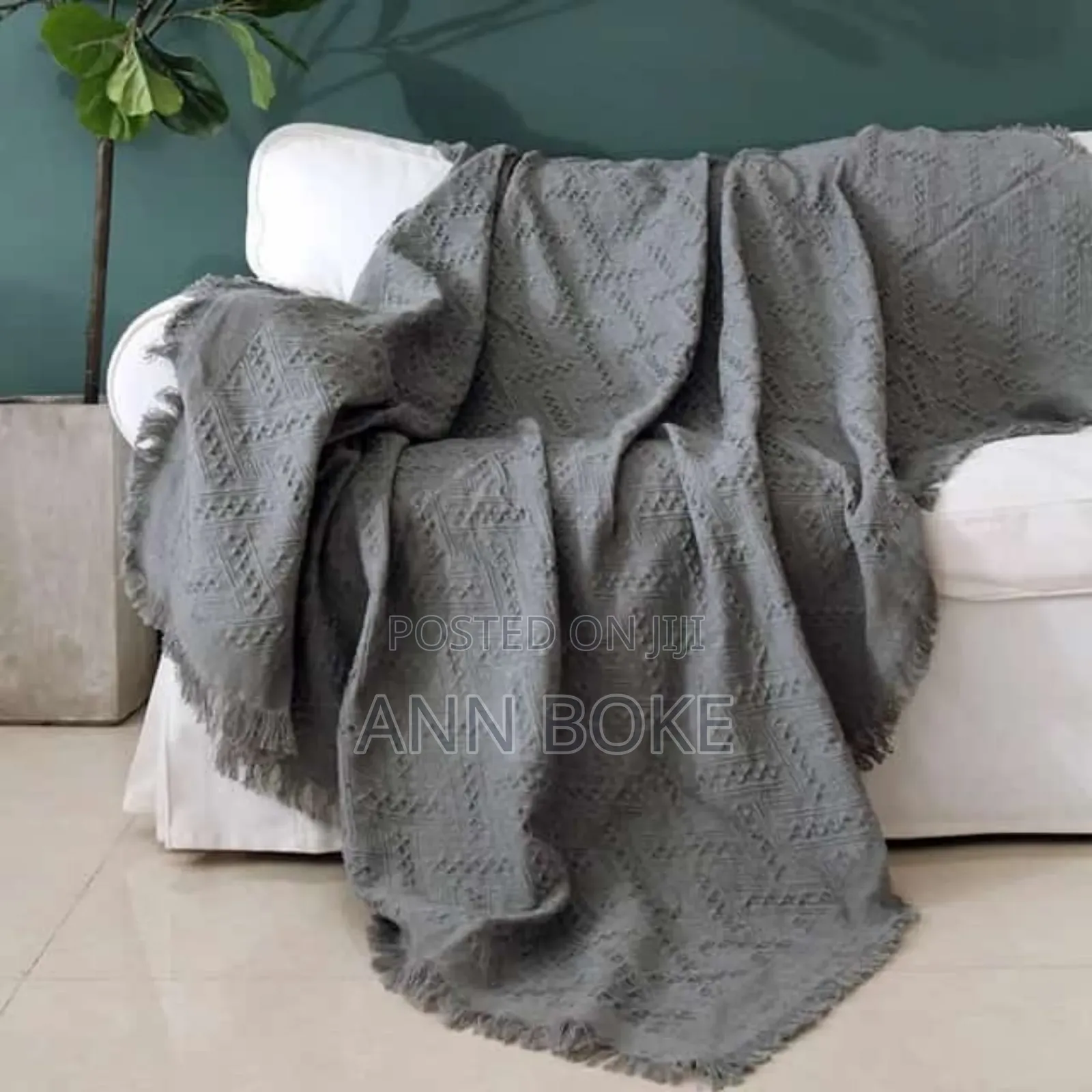 
Solid Tassel Multipurpose Decorative Throw Blanket