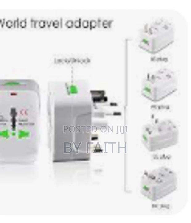 Universal Travel Adapter and Surge Protector Without Usb Ch - thumbnail 2