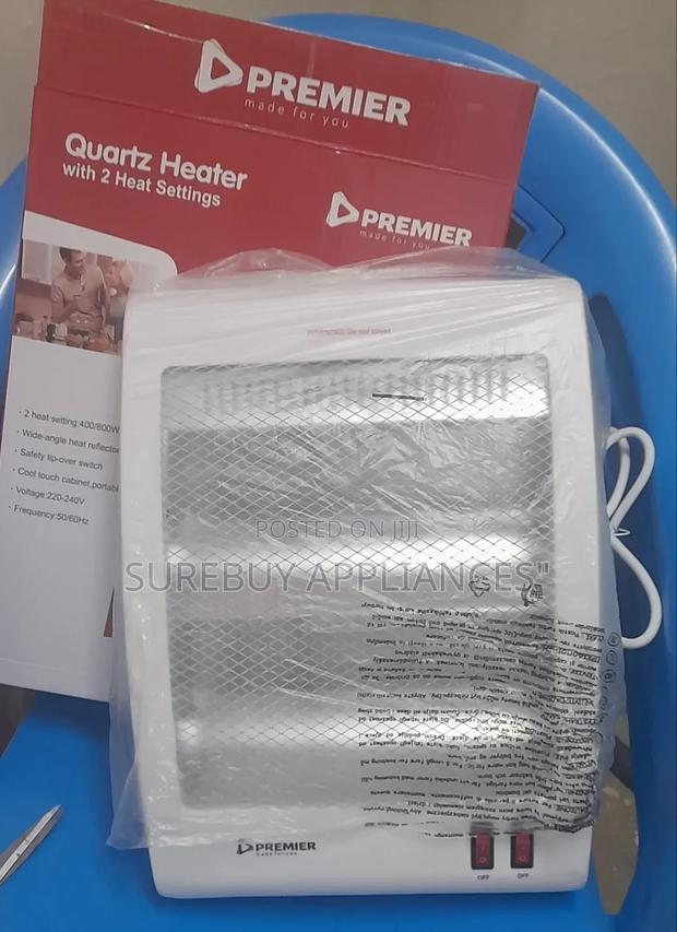 Premier Portable Quartz Electric Room Heater