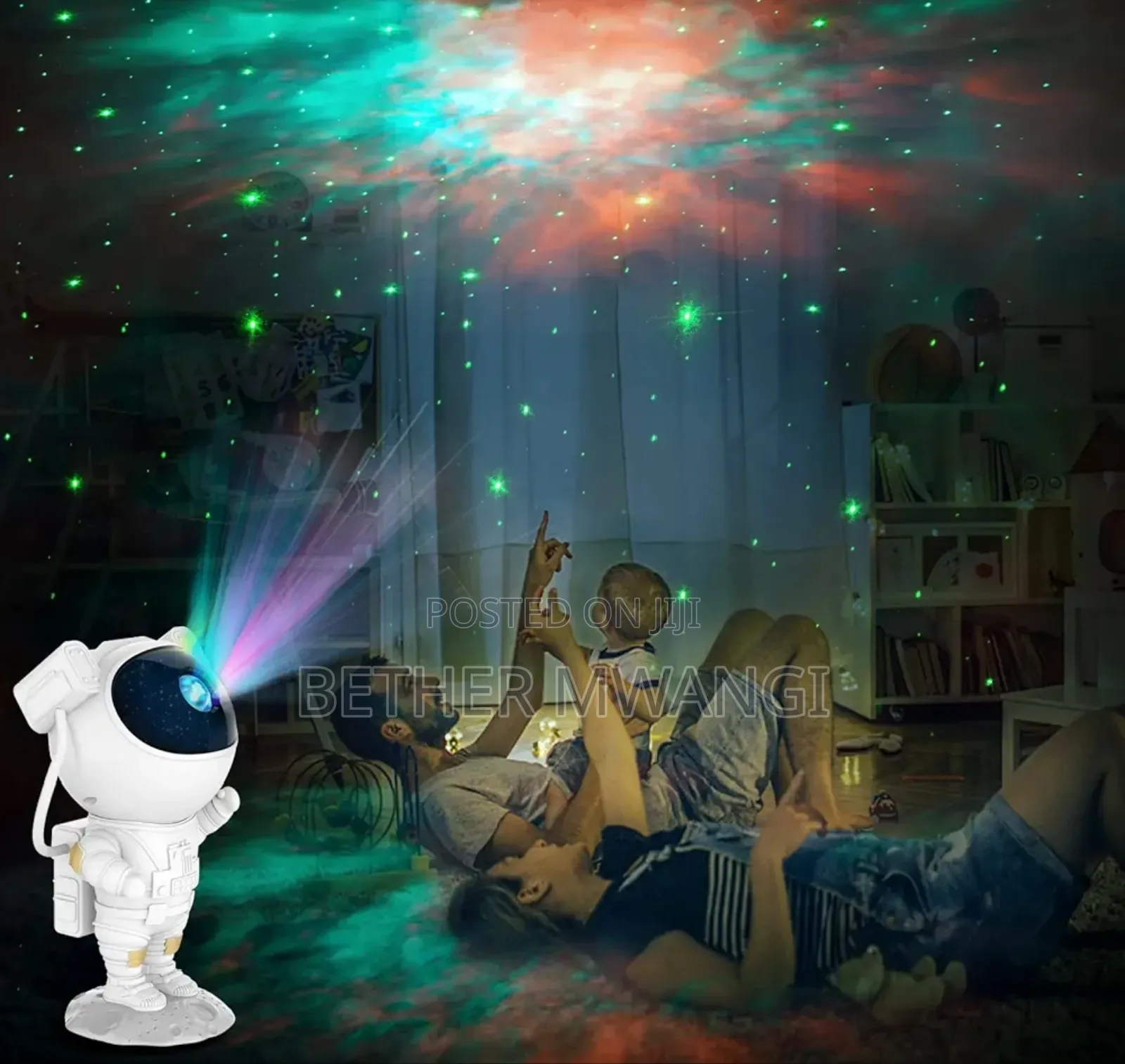 Astronaut Ambient Light Projection in Kenya