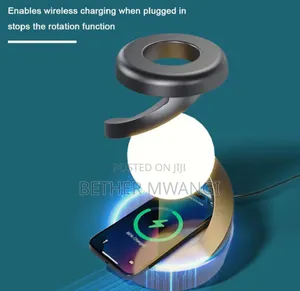 Rotating Motion Sensor Lamp With Wireless Charger In Kenya