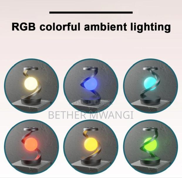 Rotating Motion Sensor Lamp With Wireless Charger In Kenya - thumbnail 4