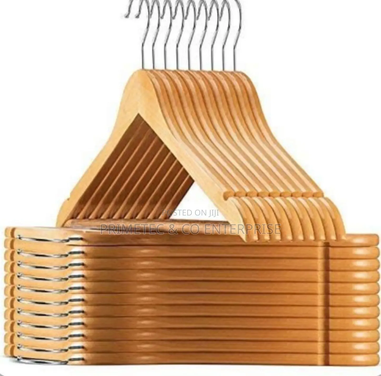 10pcs Wooden Clothes Hangers