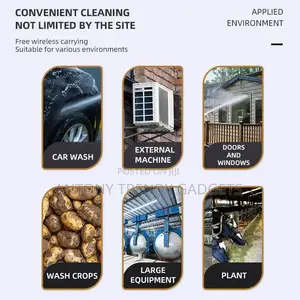 Cordless Car Washer – High Pressure Spray Gun Cleaner