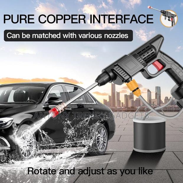 High Pressure Car Cleaning Gun – Cordless Spray Machine