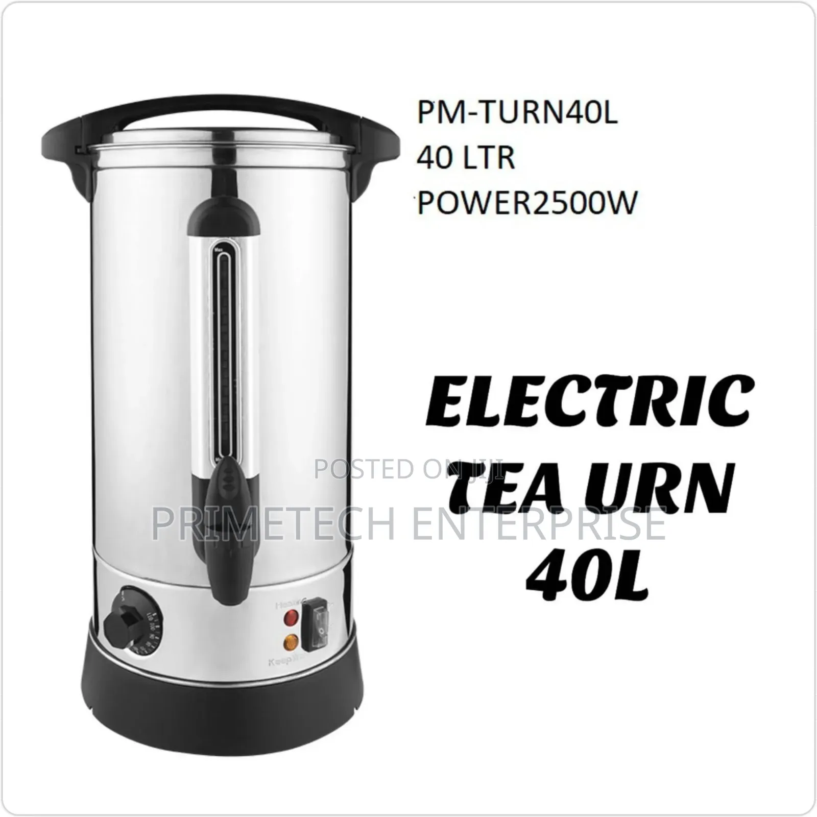 Electric Tea Urn - 40ltrs
