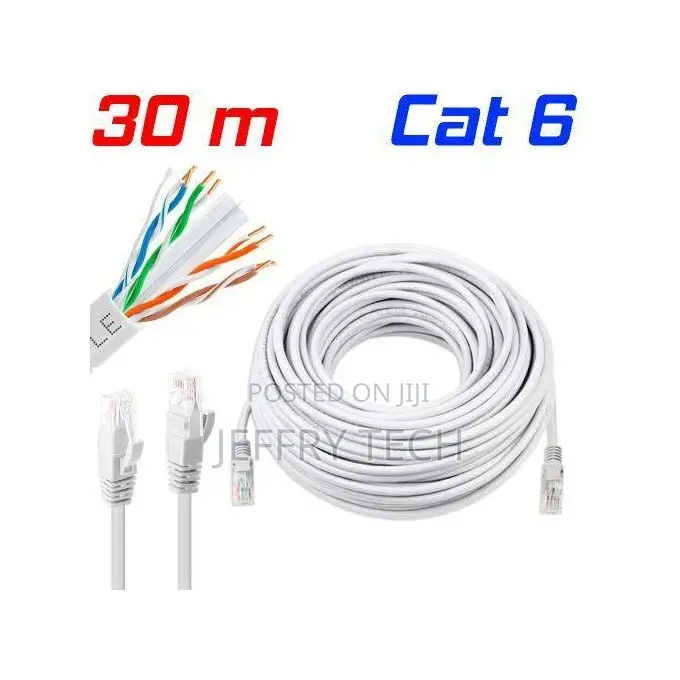 Rj45 Cat6 30 Meter High Speed ​​Ethernet Network Cable