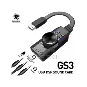 Plextone Virtual Usb Sound Card Converter Adapter