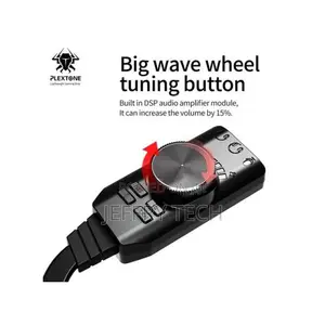 Plextone Virtual Usb Sound Card Converter Adapter