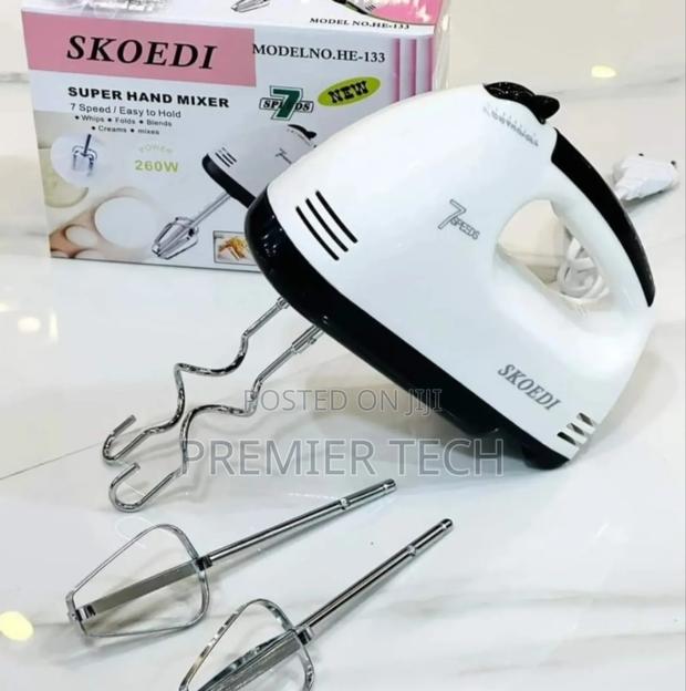 High Power 260w 7 Speed Skoedi Brand Super Hand Mixer