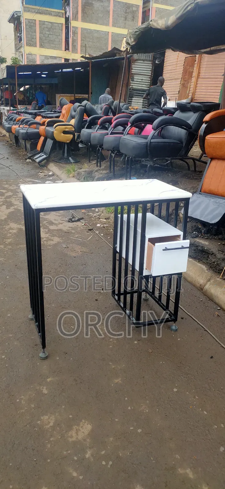 Single Drawer Manicure Table