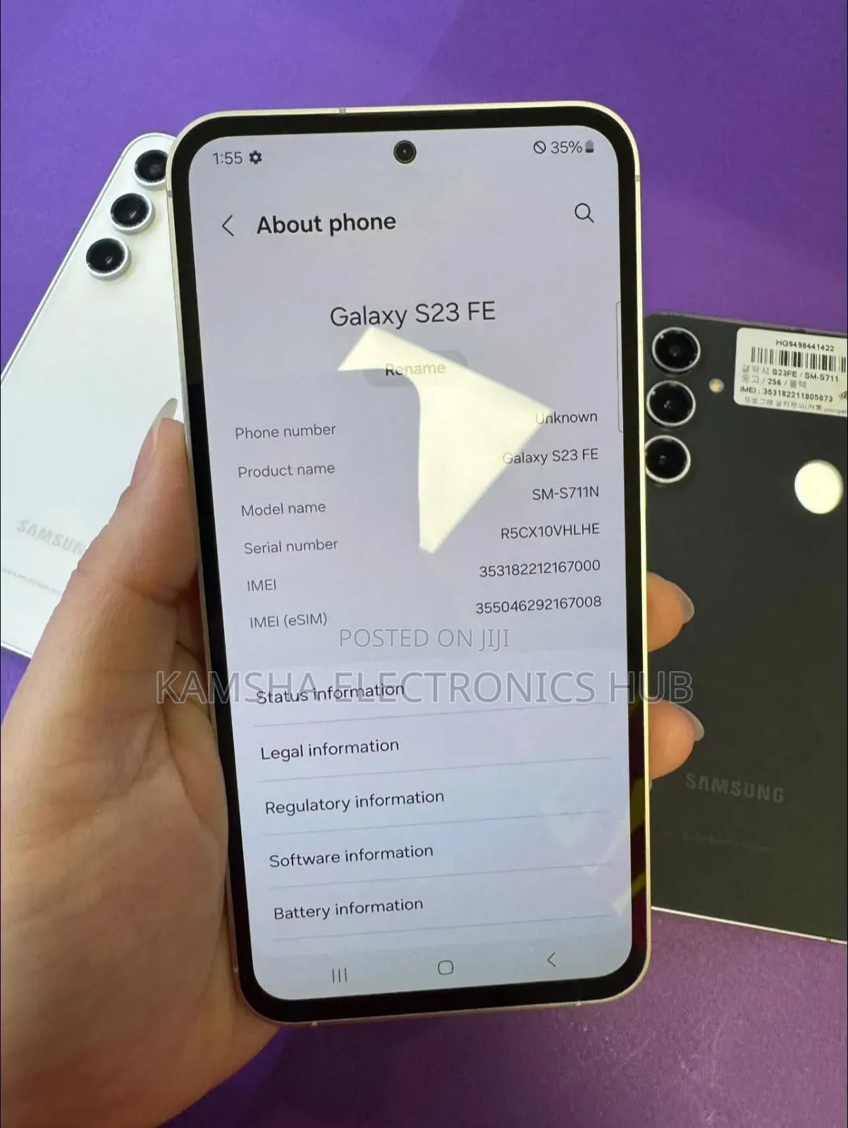 Samsung Galaxy S23 FE 256 GB Silver
