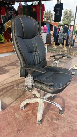 Swivel Leather Office Chair