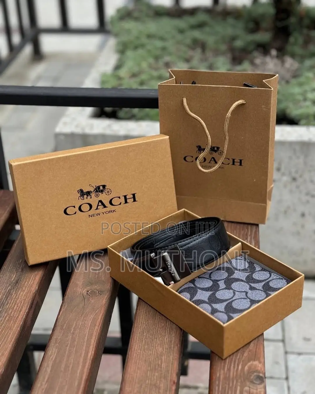 *2in1 Coach Men's Gift Set