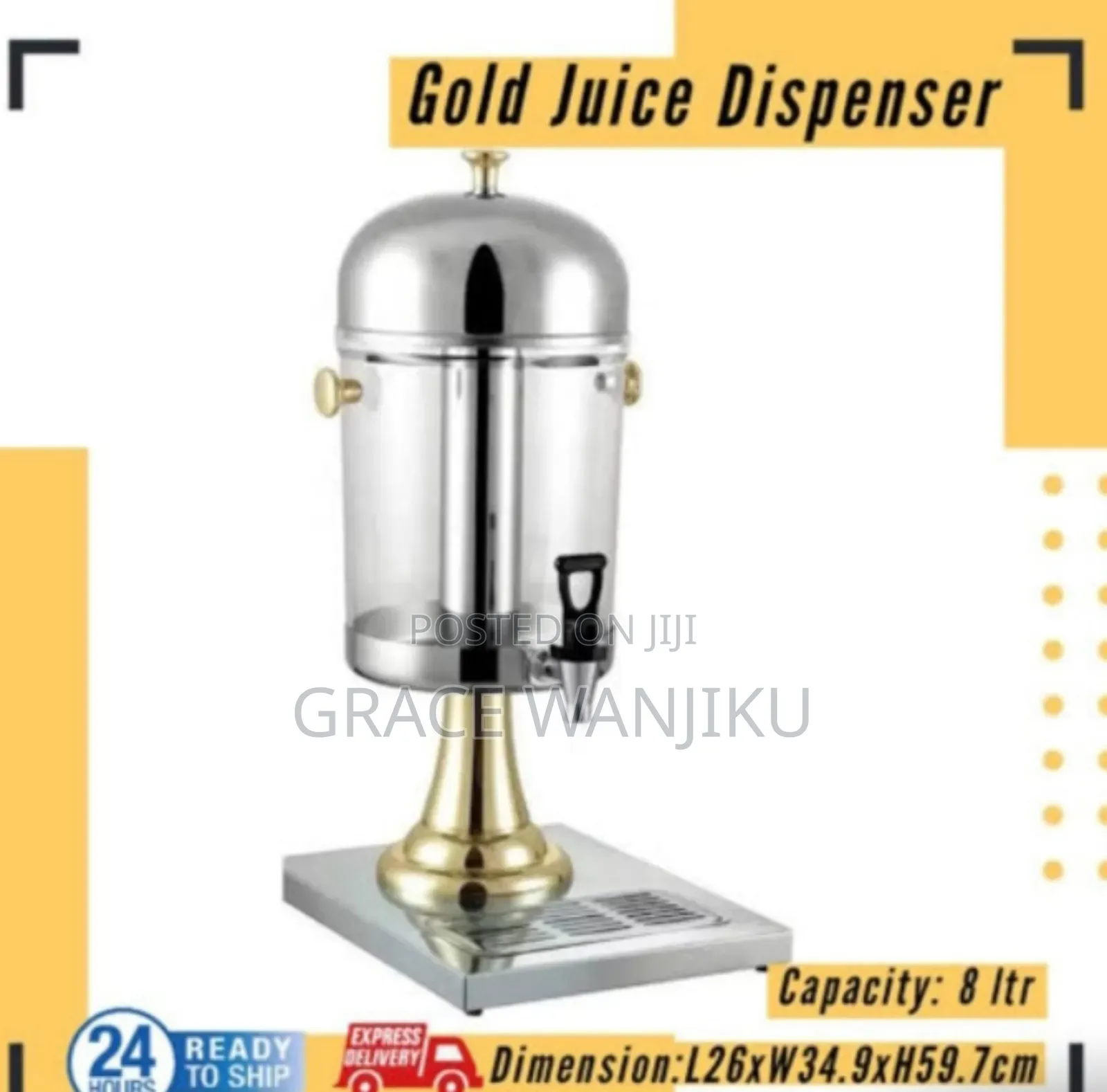 *
*8l Drain Stand Juice Dispenser*
