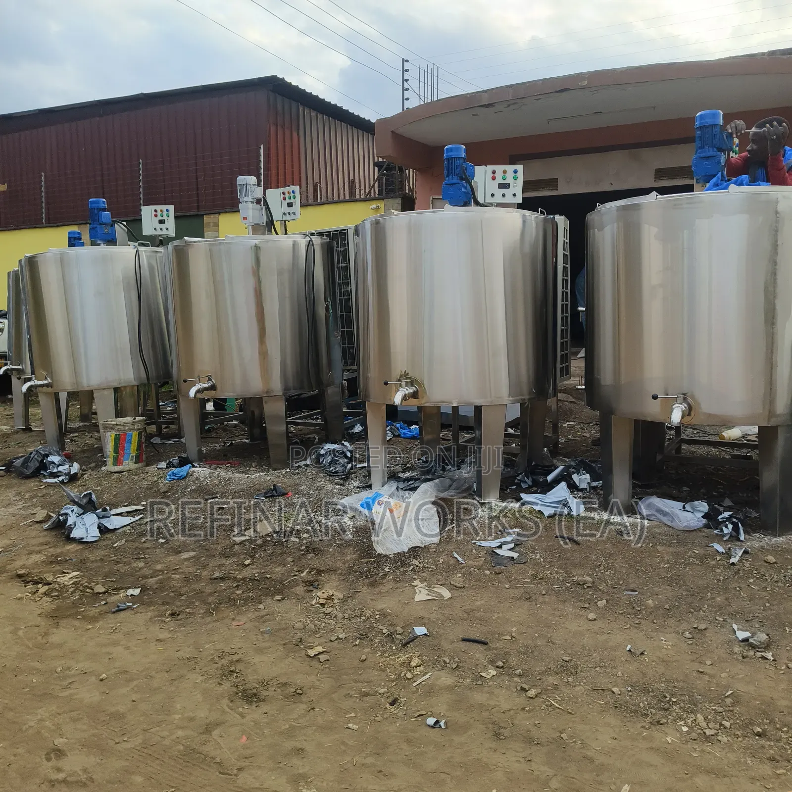 Pasteurization Cooling System for Cooperative Groups