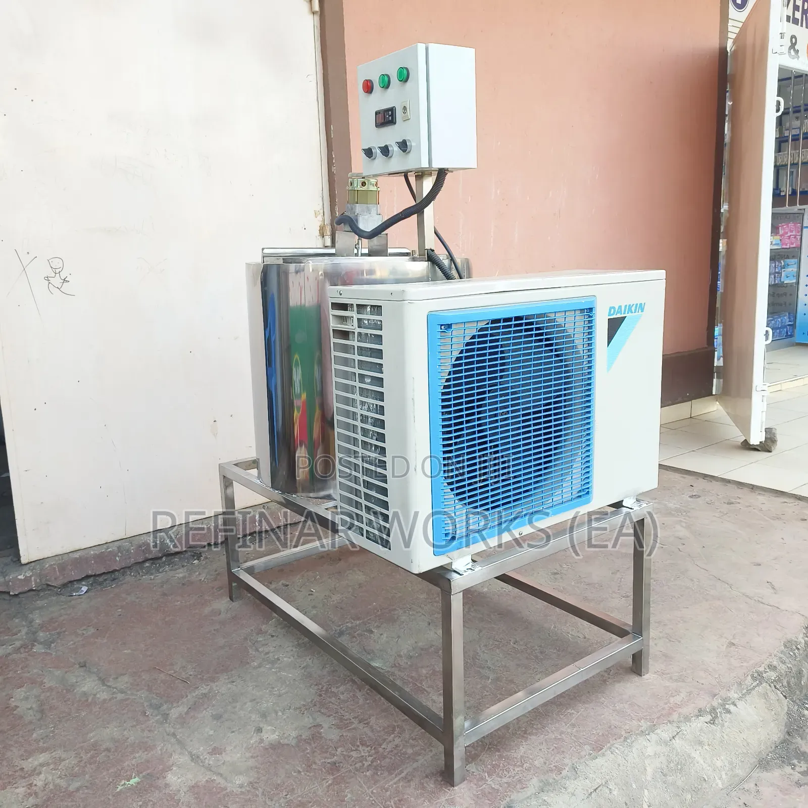 Pasteurization Cooling System for Cooperative Groups