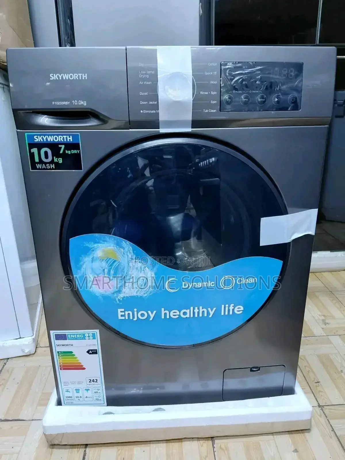 Skyworth 10/7kg Wash Dry With a Inverted Motor F10233rby