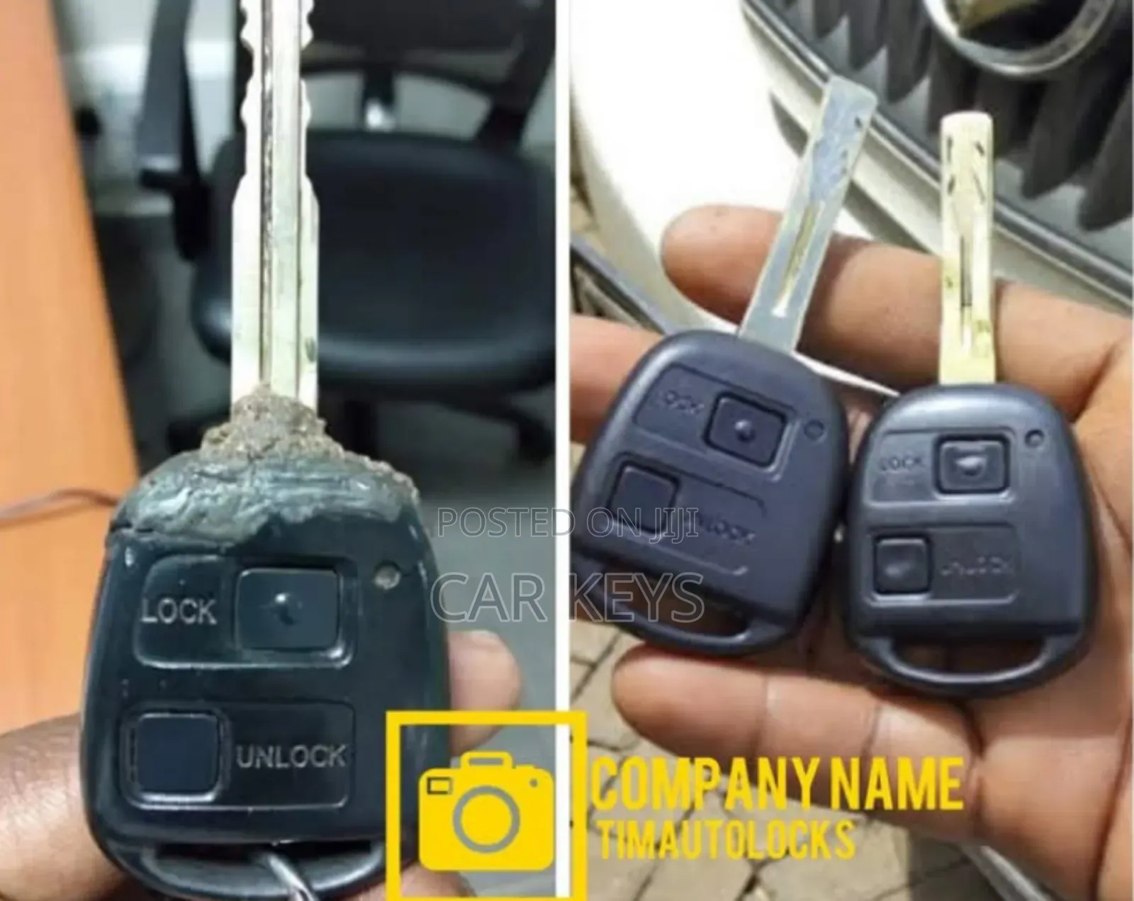 Toyota Harrier Damaged Key Repair Service 
