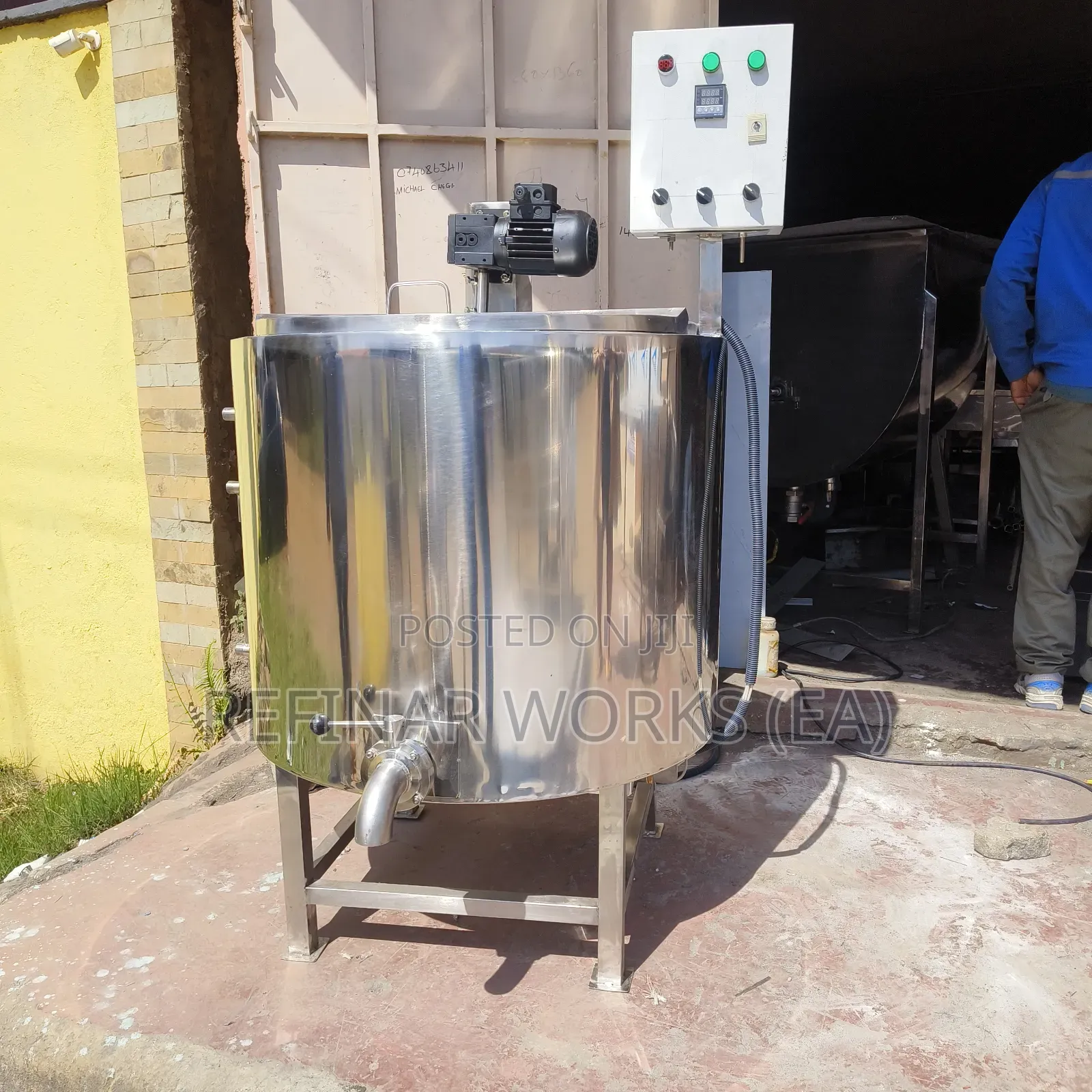 Electric Milk Pasteurizer From 150l Capacity